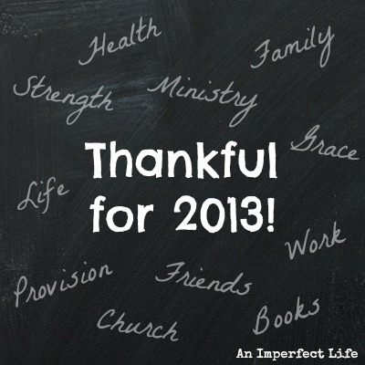 Thankful for 2013!