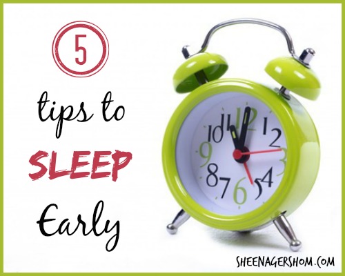 5 Tips to Sleep Early